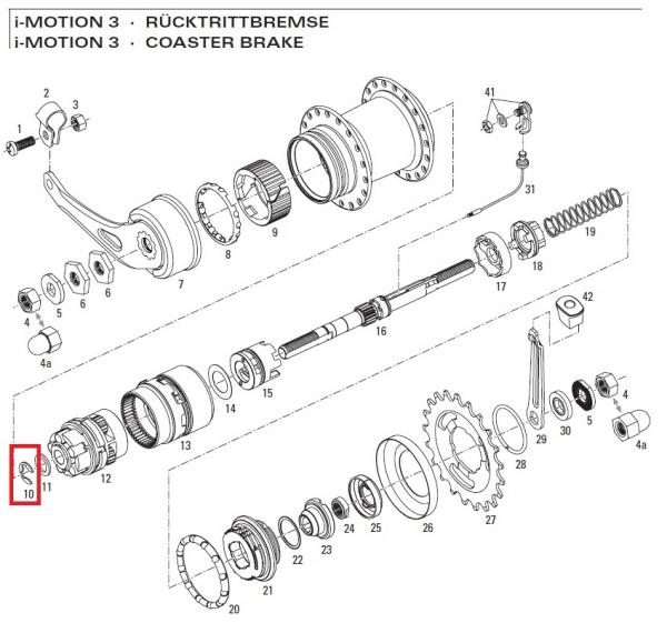SICHERUNGSSCHEIBE SRAM Ø 9,0 MM